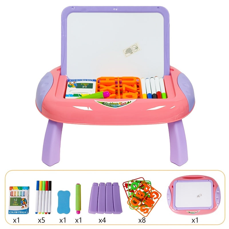 Tableau Éducatif pour Enfants – Double Face avec Chiffres et Lettres Magnétiques pour un Apprentissage Créatif