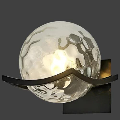 Applique Murale LED en Verre Moderne – Éclairage Accent Élégant