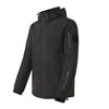 Veste chauffante d'hiver pour hommes à 8 zones, manteau à capuche électrique