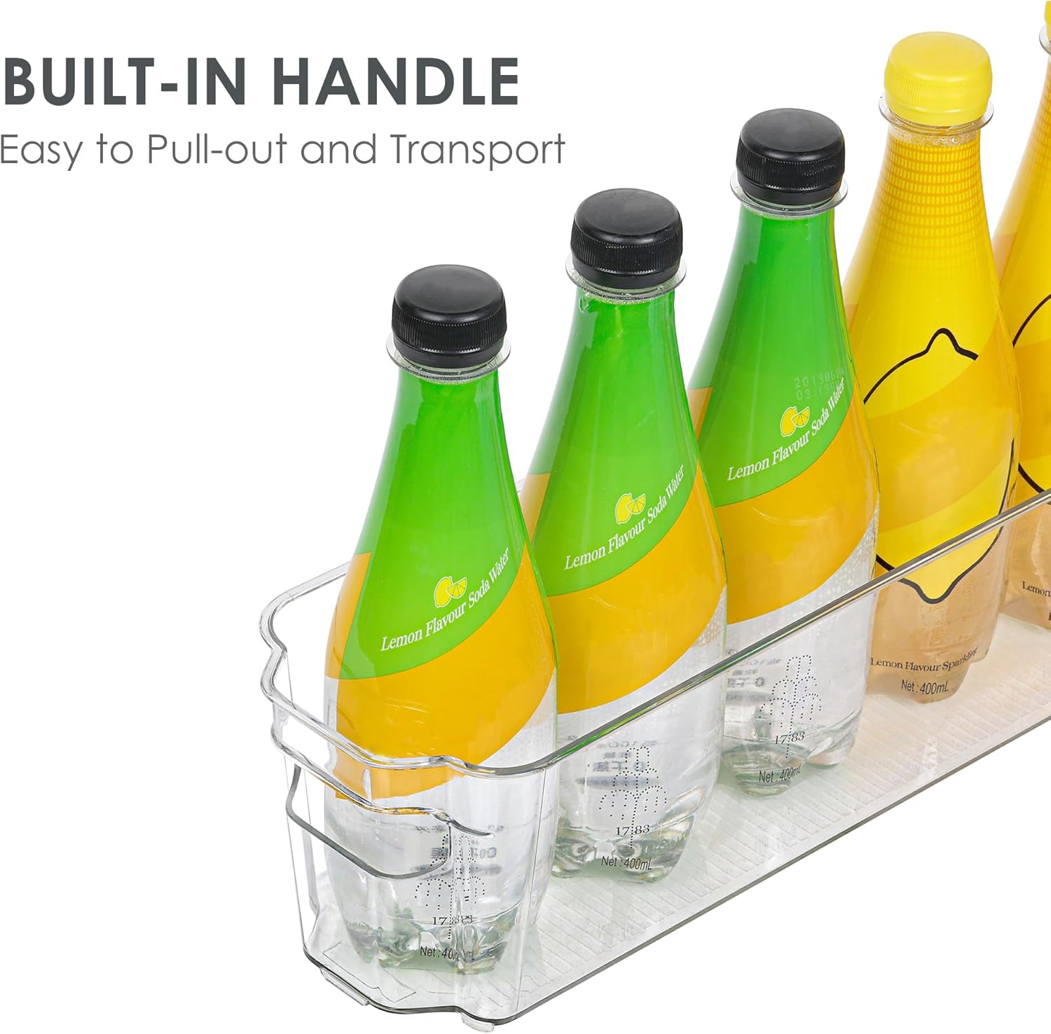 Boîtes de rangement transparentes pour le réfrigérateur (4 pièces) – CoolOrganize