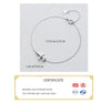 Bracelet en argent en forme d'avion