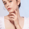 Bague avec cristal rotatif