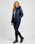 Veste matelassée femme avec capuche et poches