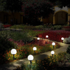 3 pièces Éclairage de jardin solaire LED étanche - SunLuxe Orbs