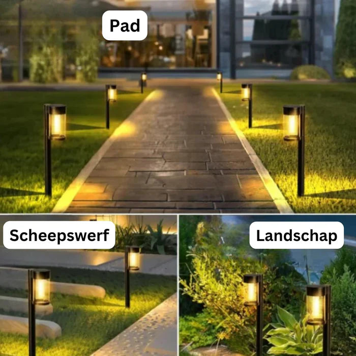 Moderne & Luxueuse Éclairage Solaire de Chemin - LumiPath