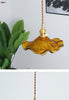 Suspension LED Design Nordique | Éclairage en verre coloré et cuivre pour chambre, salon & bar