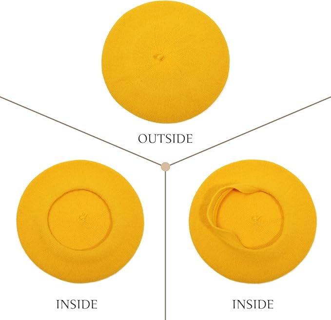 Béret en Laine Français Classique – Evelyne