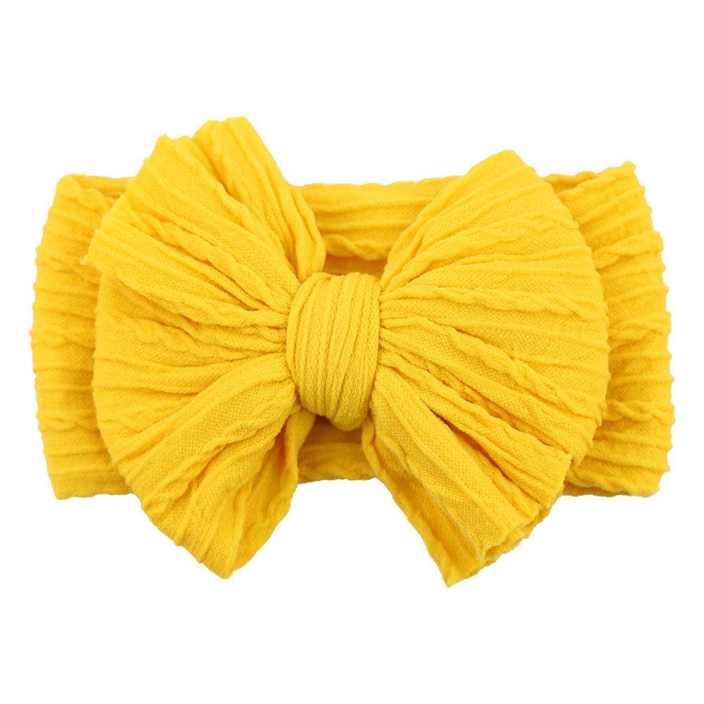 Bandeau en nylon pour enfants avec nœud