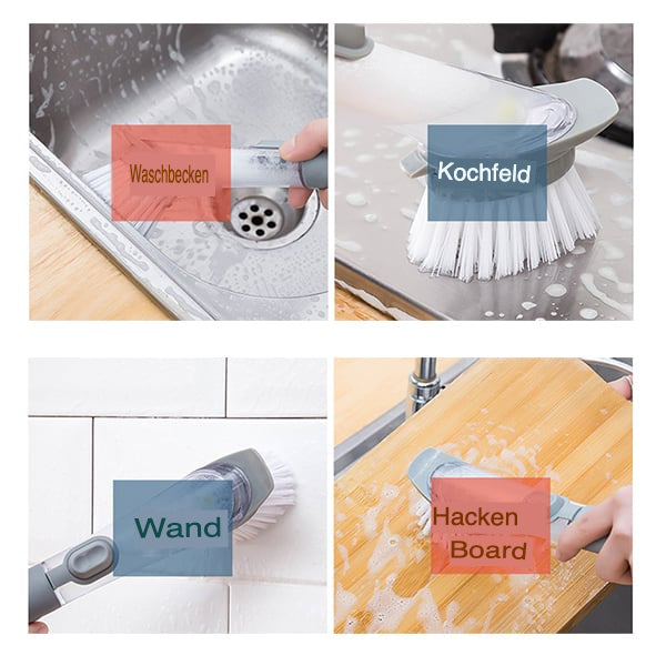 Brosse de lavage avec distributeur de savon – DishMaster