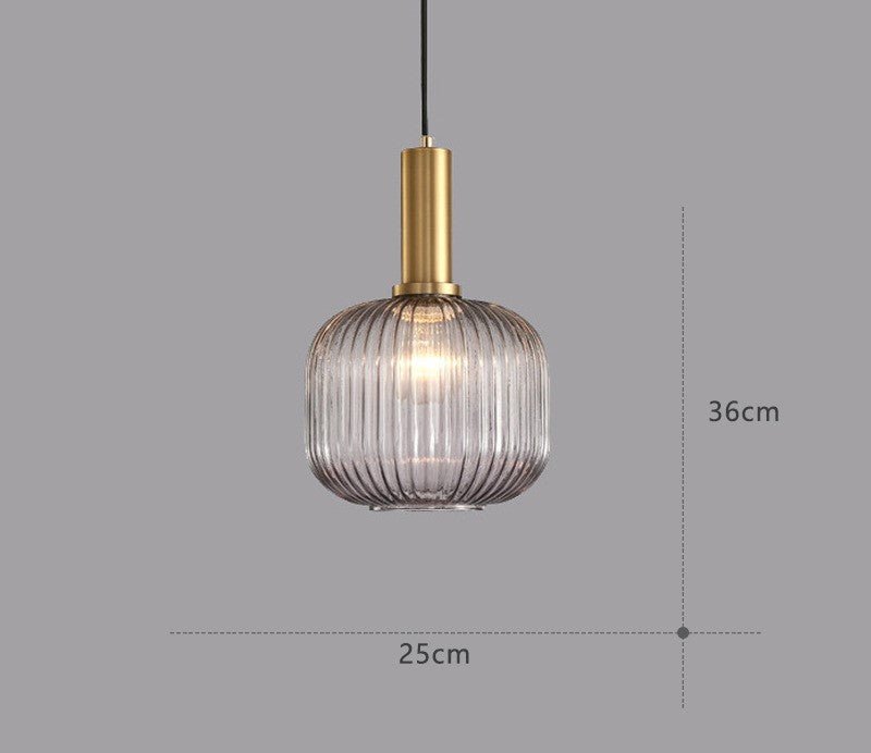 Suspension en verre rétro – ColorVibe