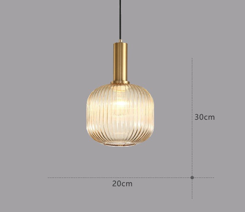Suspension en verre rétro – ColorVibe