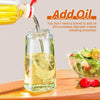 Spray d'huile d'olive 2-en-1 – Bouteille en verre premium de 470 ml