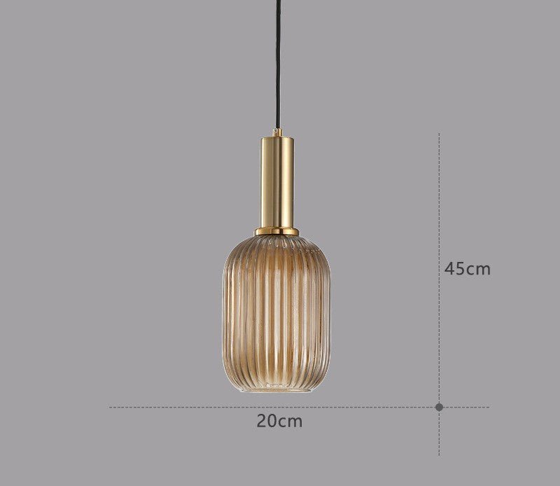Suspension en verre rétro – ColorVibe