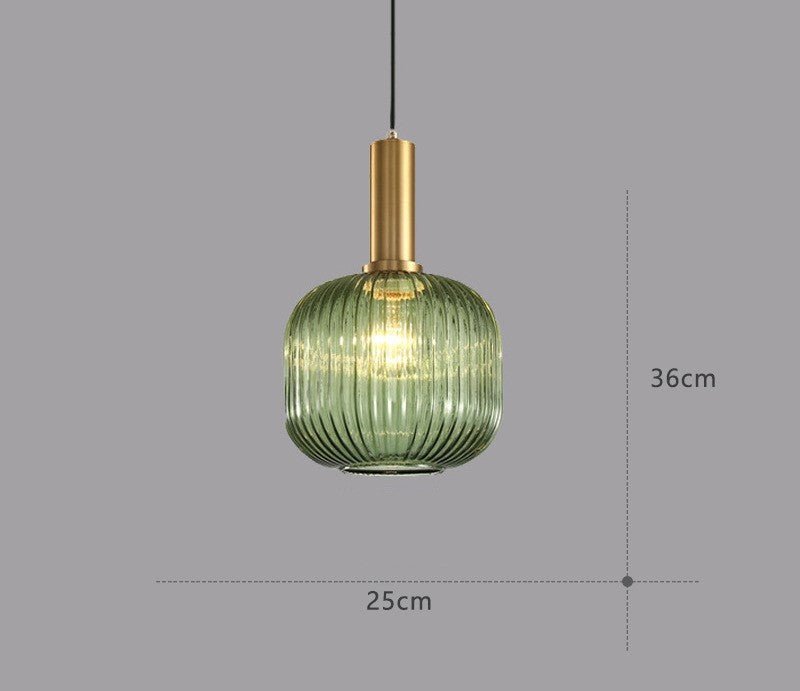 Suspension en verre rétro – ColorVibe