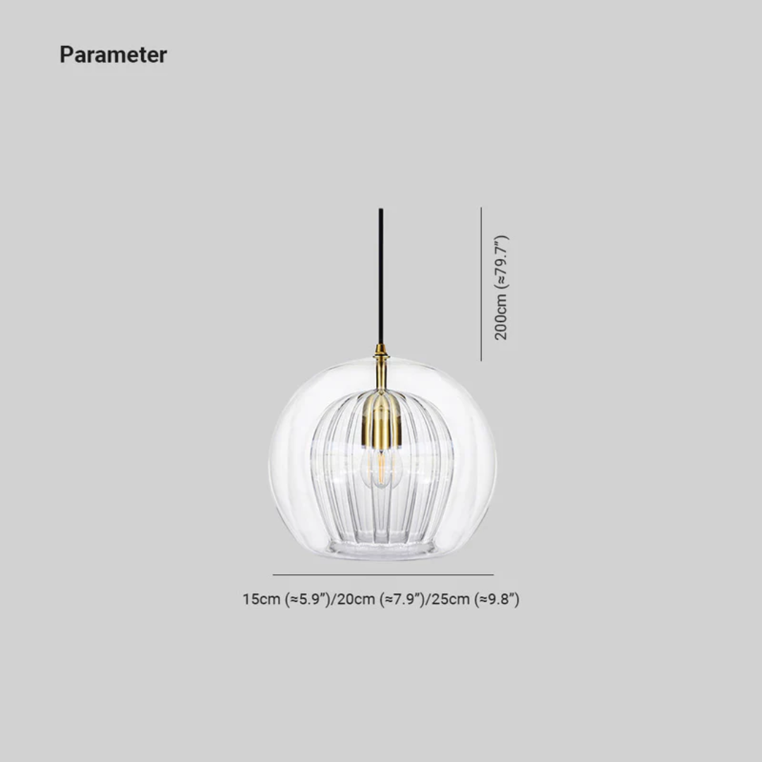 Suspension LED moderne en forme de sphère - Aurora Sphere