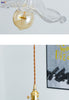 Suspension LED Design Nordique | Éclairage en verre coloré et cuivre pour chambre, salon & bar