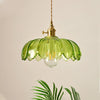 Suspension en Verre Bulle – Lampe Suspendue Élégante en Verre Transparent et Cuivre