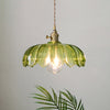 Suspension en Verre Bulle – Lampe Suspendue Élégante en Verre Transparent et Cuivre
