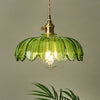 Suspension en Verre Bulle – Lampe Suspendue Élégante en Verre Transparent et Cuivre