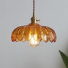 Suspension en Verre Bulle – Lampe Suspendue Élégante en Verre Transparent et Cuivre