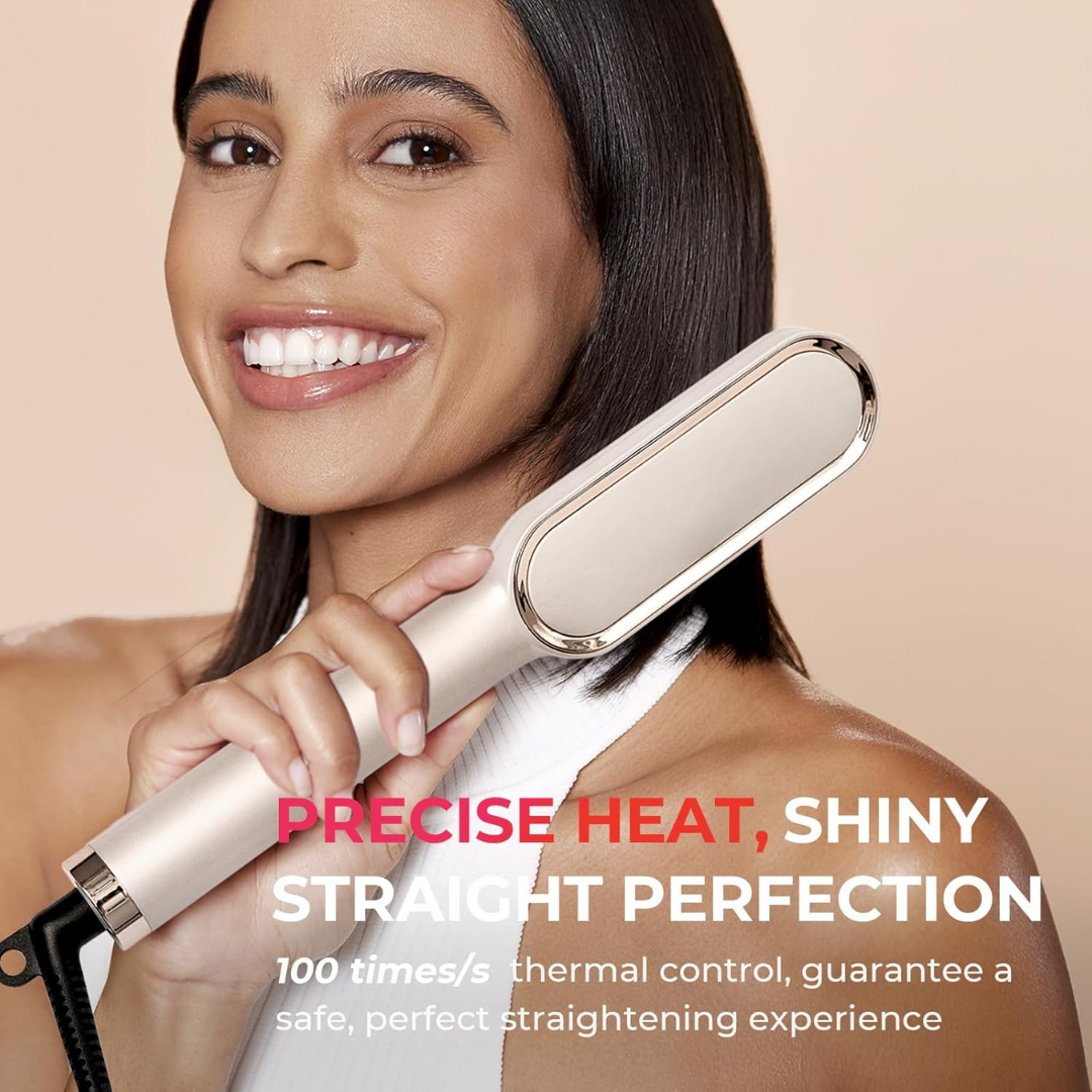 Brosse Coiffante – 5 Réglages de Chaleur, Chauffage Rapide
