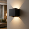 Applique Murale Sans Fil pour Intérieur et Extérieur | Applique LED avec Batterie et Capteur en noir et blanc