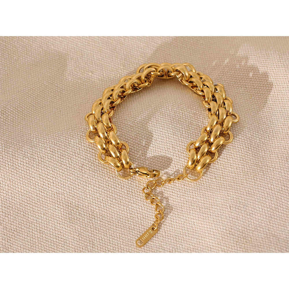 Stil Wickel | Bracelet Charme Ajustable avec Chaîne