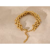 Stil Wickel | Bracelet Charme Ajustable avec Chaîne