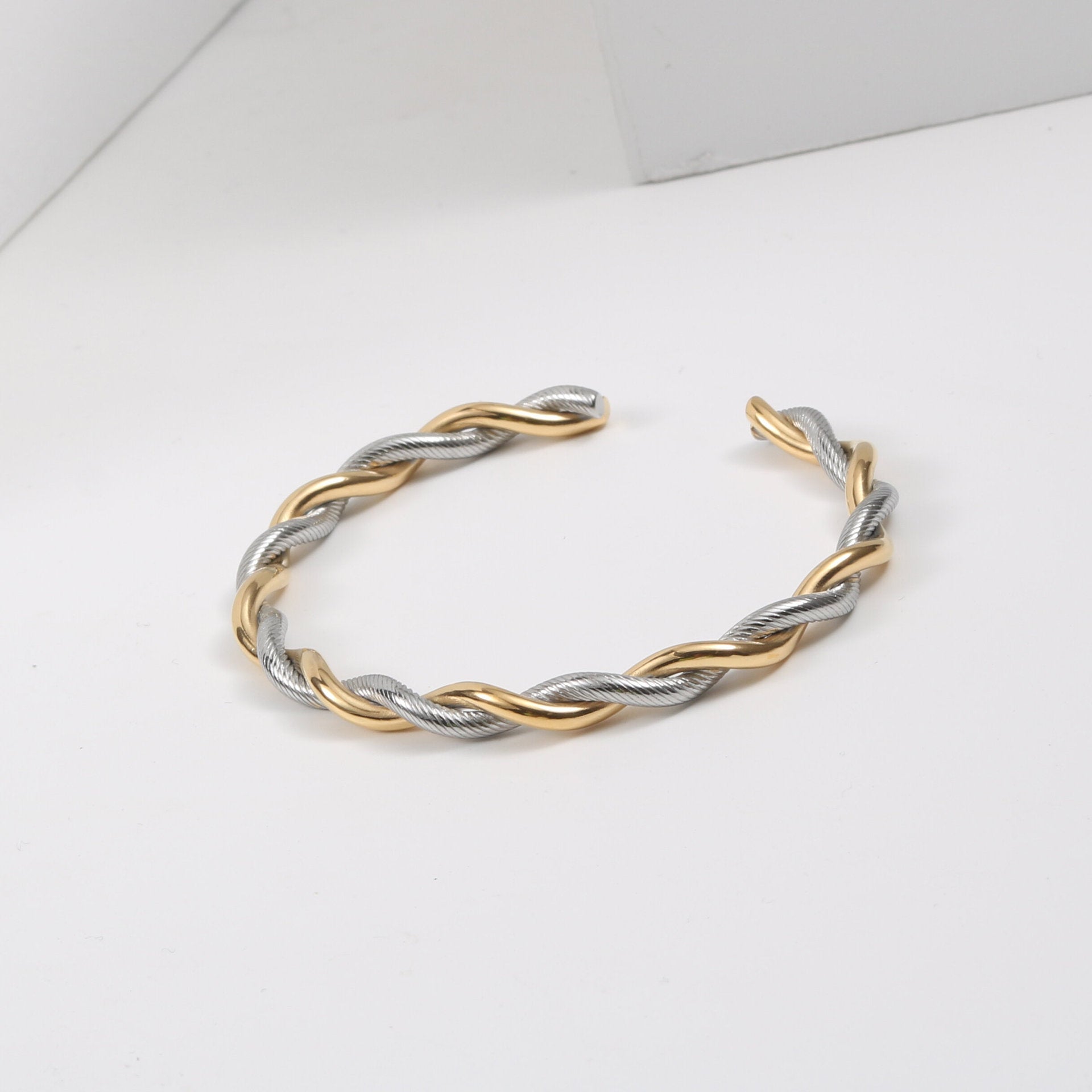 Bracelet Zier | Bracelet Manchette Twist Charme Tendance