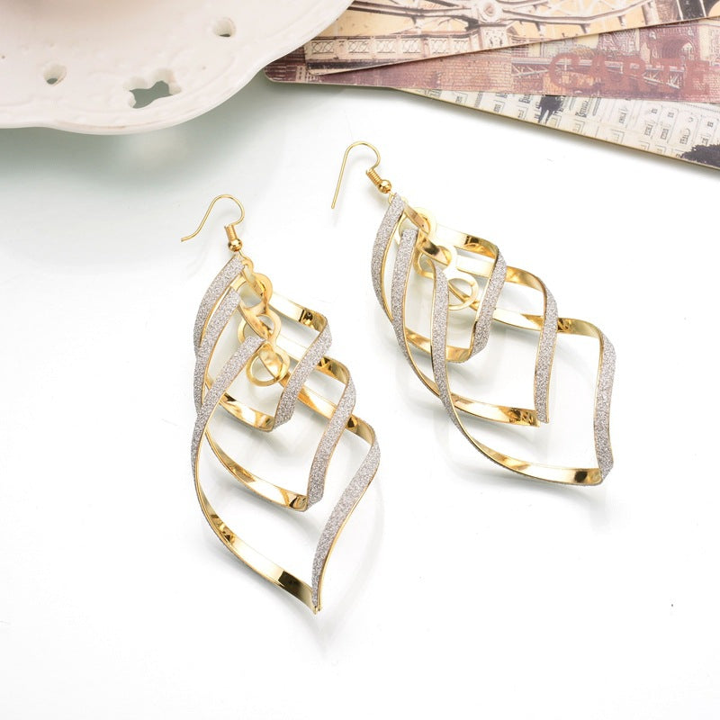 Boucles d'oreilles en spirale Glockenspiel en or