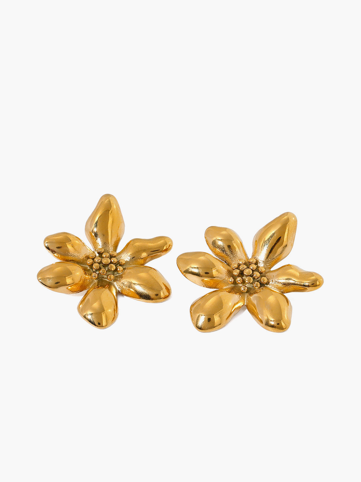 Boucles d'oreilles fleuries élégantes – Florina