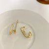 Boucles d'oreilles en forme de griffes en cristal