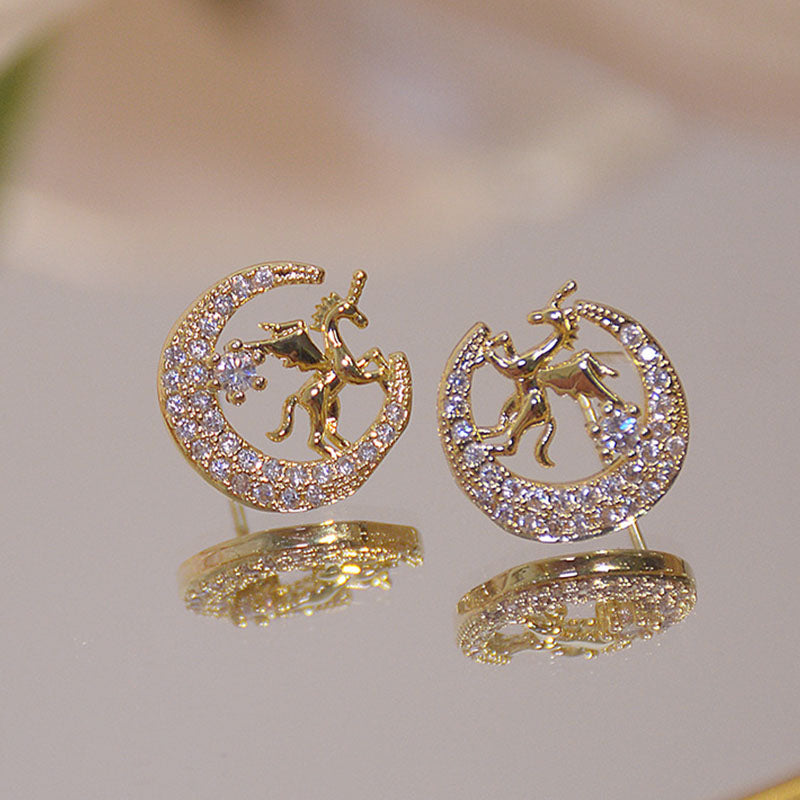 Bijoux Magiques | Boucles d'oreilles Licorne
