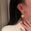 Boucles d'oreilles en perles et en nœuds de Noël