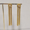 Boucles d'oreilles longues à franges