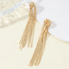 Boucles d'oreilles longues à franges