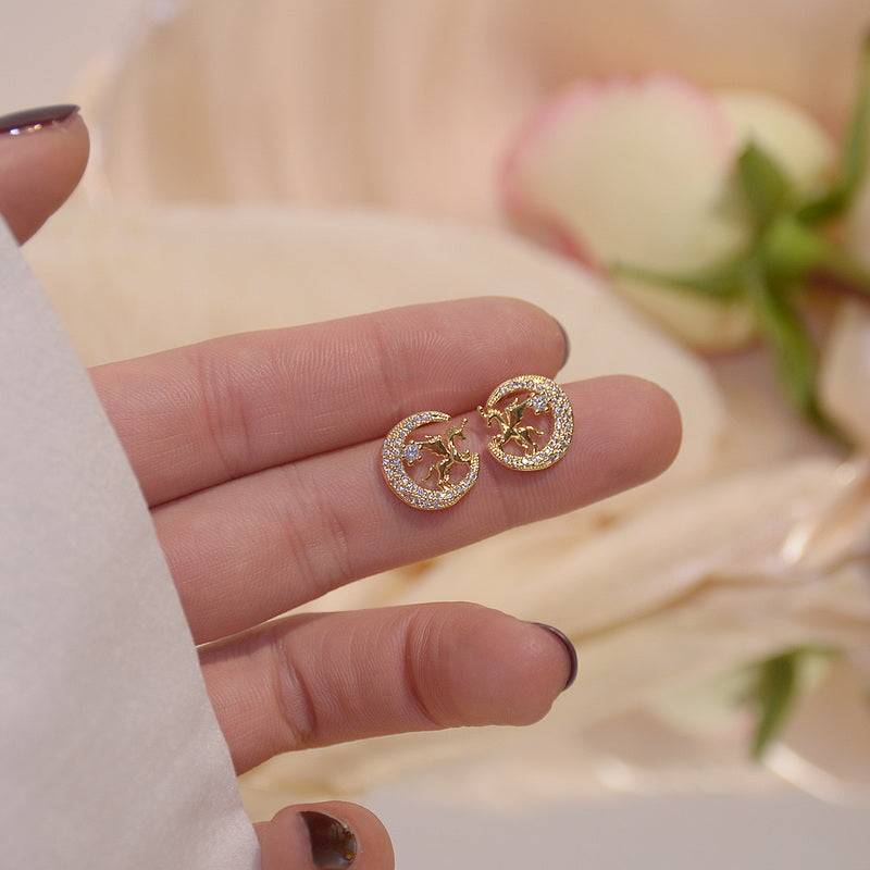 Bijoux Magiques | Boucles d'oreilles Licorne
