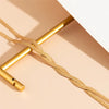 Bijou de cou élégant avec chaîne longue