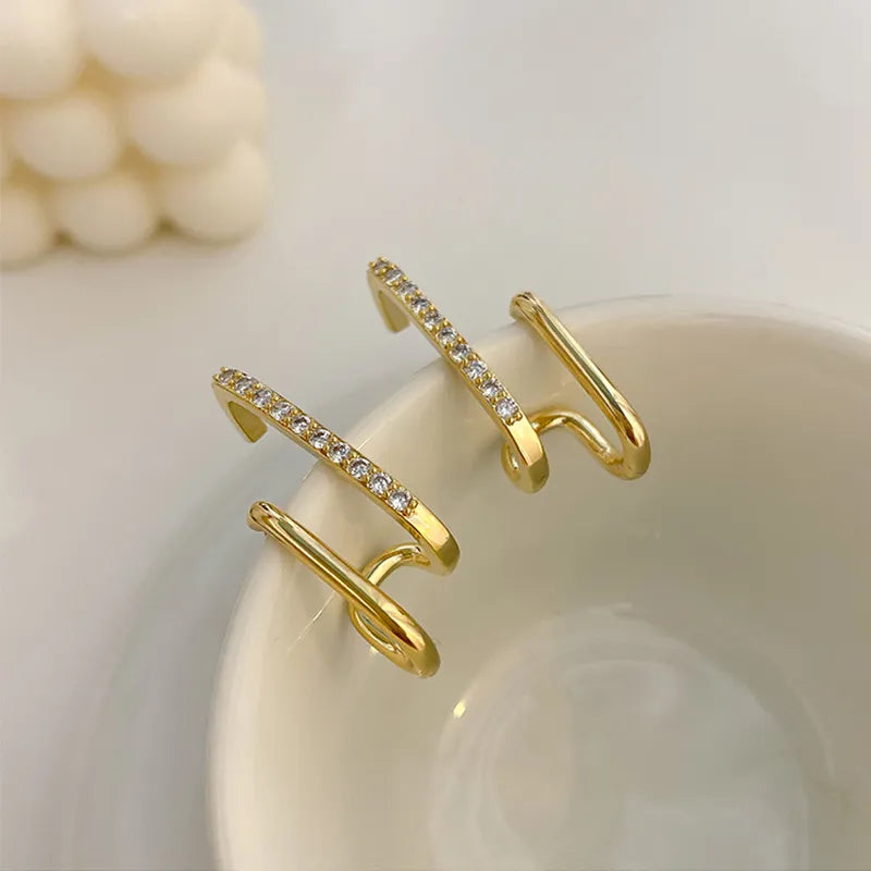 Boucles d'oreilles en forme de griffes en cristal