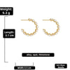 Boucles d'oreilles en opale iridescente