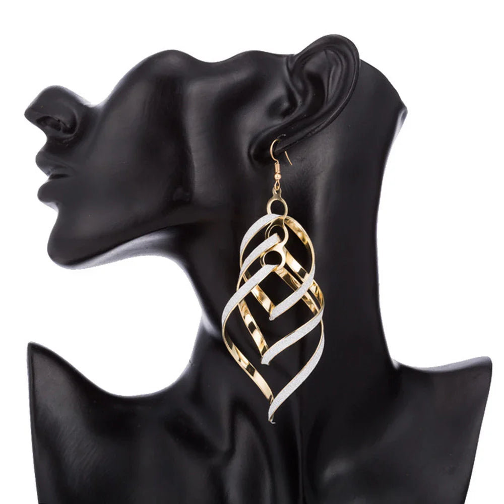 Boucles d'oreilles en spirale Glockenspiel en or