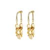 Boucles d'oreilles longues à franges en sequins