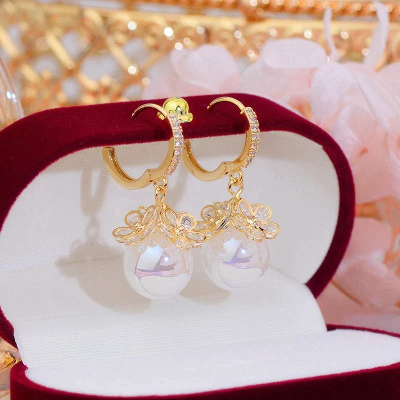 Boucles d'oreilles en perles
