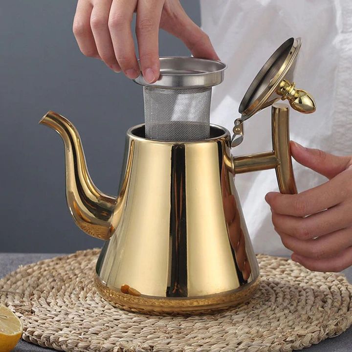 Bouilloire à induction en acier inoxydable avec filtre - AquaSteel