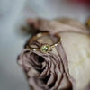 Bague de beauté en péridot vert frais