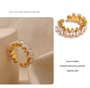 Bague de luxe éclatante