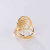 Bague ajustable « Fleur de Vie ».