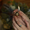 Boîte à Anneau Orb avec Ailes Dorées – Coffret à Bijoux de Luxe Portable