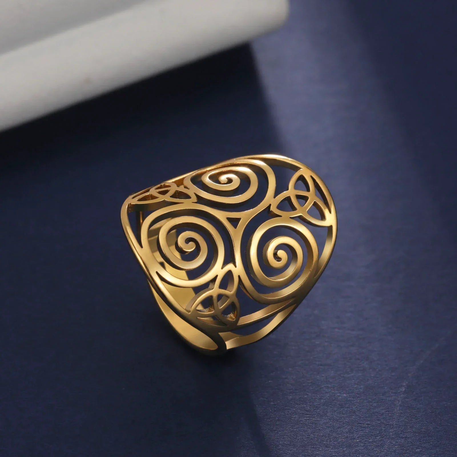Bague Triskel réglable