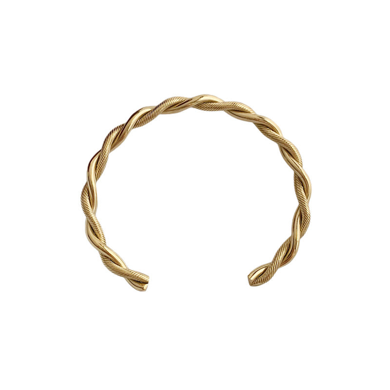 Bracelet Zier | Bracelet Manchette Twist Charme Tendance